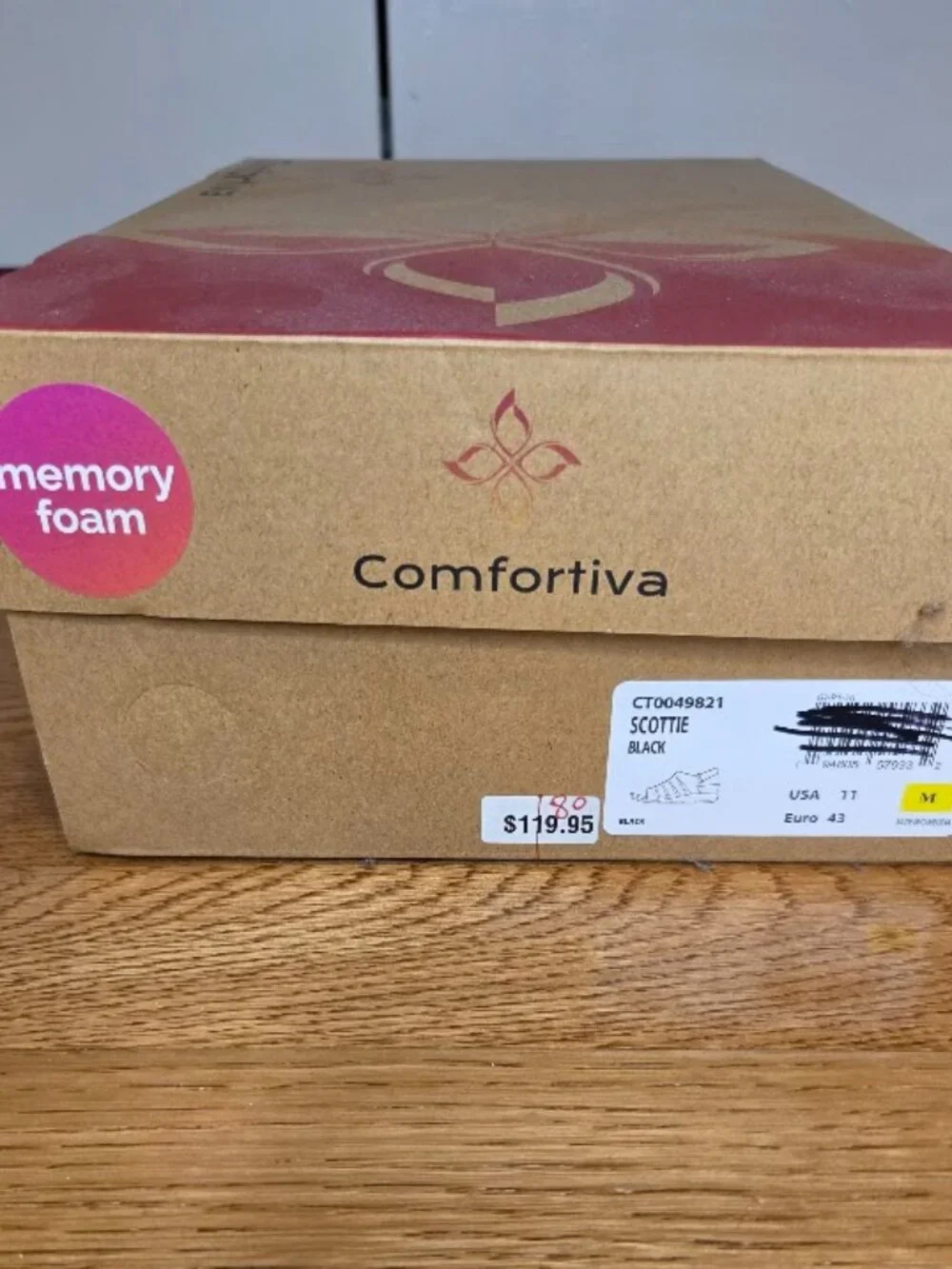 NIB Comfortiva Scottie Black Suede Memory Foam Wedge Sandals 11 M